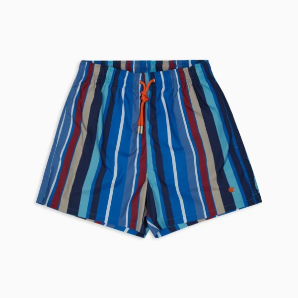 BOXER MARE UOMO RIGHE MULTICOLOR TESSUTO FAST DRY GALLO
