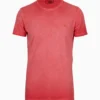 T-SHIRT UNISEX  COTONE BIANCO TINTO CAPO TINTA UNITA  GALLO - immagine 5