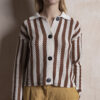 GIACCA A CARDIGAN IN FILO TRAFORATO PDR