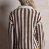 GIACCA A CARDIGAN IN FILO TRAFORATO PDR - immagine 3