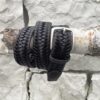 CINTURA INTRECCIATA IN PELLE A.LUTI - immagine 3