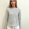 T-SHIRT MANICA LUNGA RIGHE  'BRIGITTE'