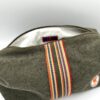 Beauty unisex in canvas di cotone tinta unita verde militare - Image 3