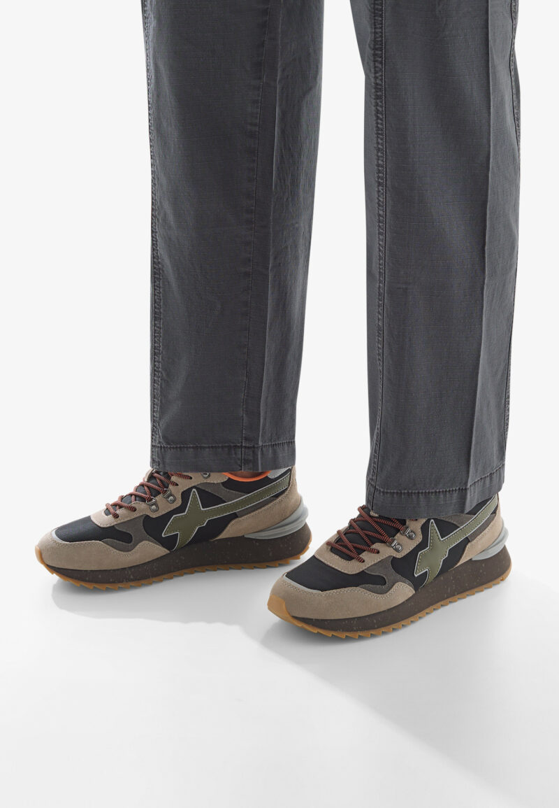 YAK-M. - Sneakers in tessuto tecnico e suede - W6YZ - immagine 3