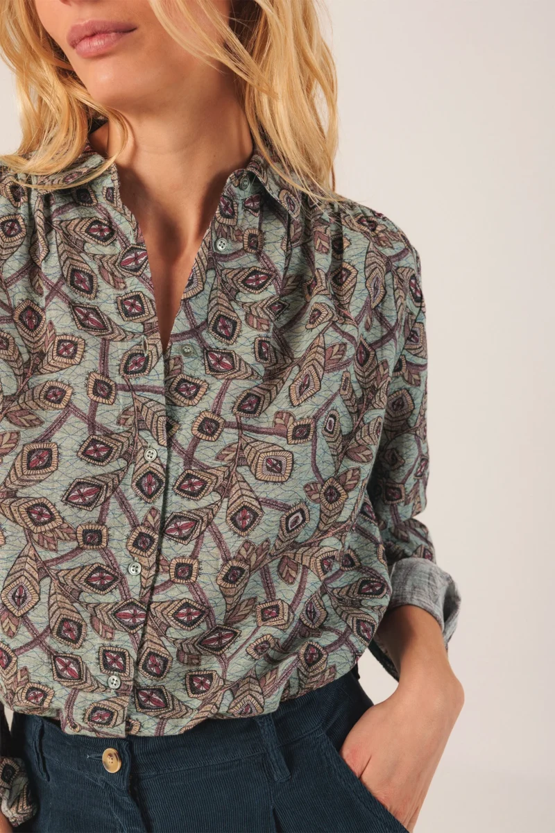 CAMICIA FANTASIA SCUDO - INDI & COLD - immagine 3