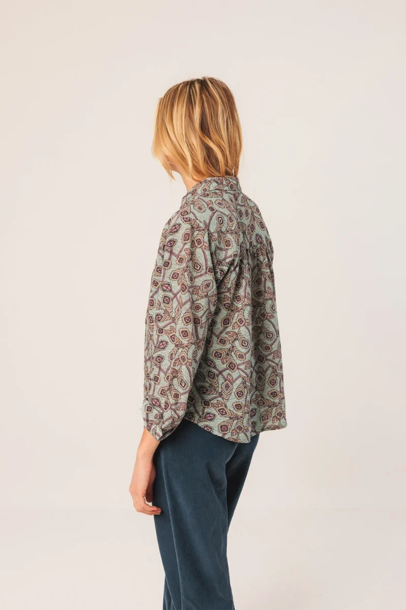 CAMICIA FANTASIA SCUDO - INDI & COLD - immagine 2
