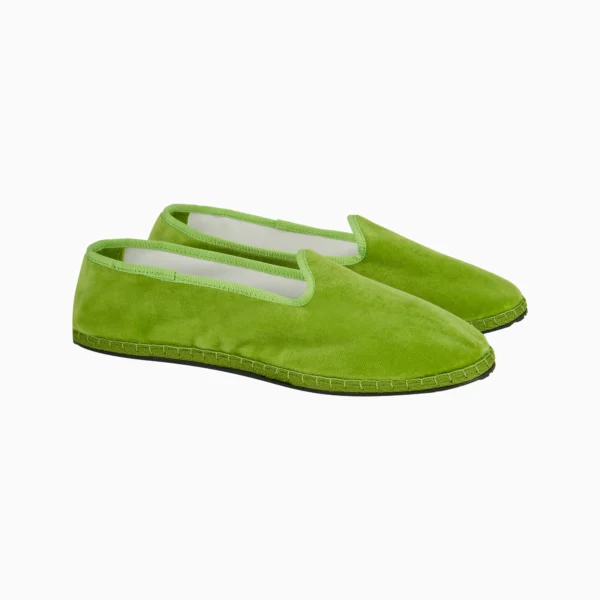 Friulane donna velluto lime - GALLO