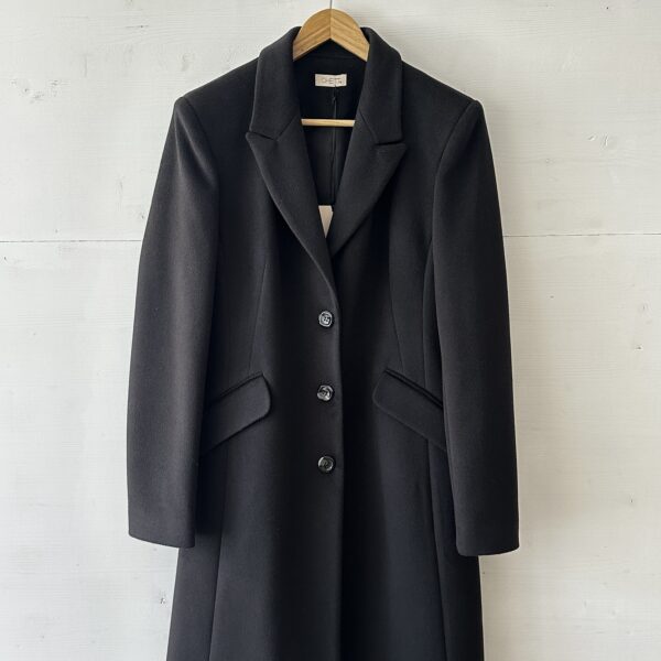 Cappotto nero 3 bottoni - CHEITT