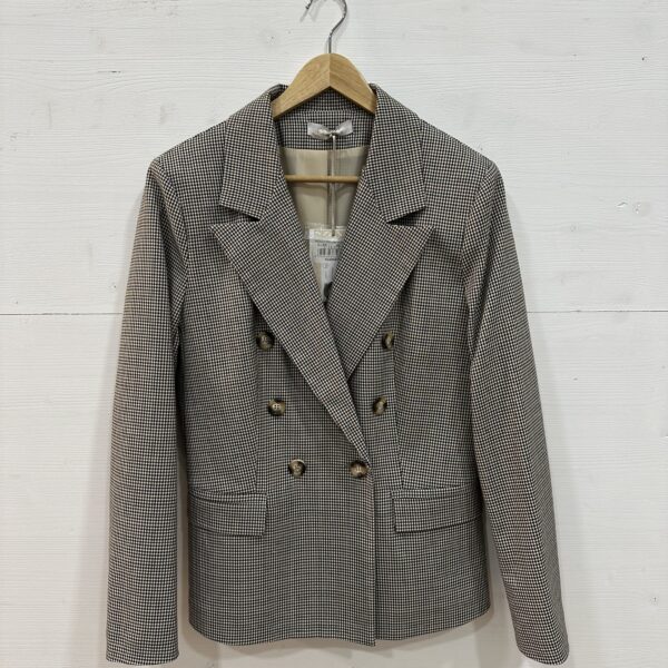 Giacca da donna pied de poule nero/moro CHEITT