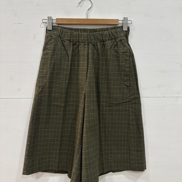 Bermuda pied de poule verde militare TREBARRABI