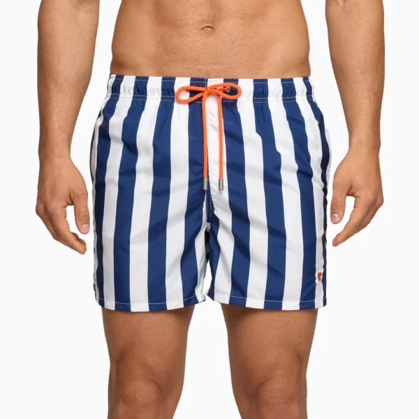 Boxer mare uomo righe bicolore blu GALLO